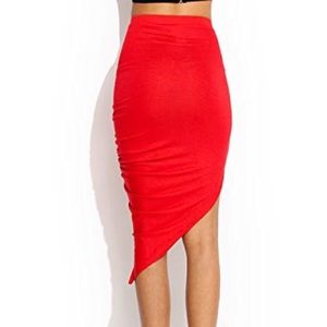 Súper soft jersey knit skirt.